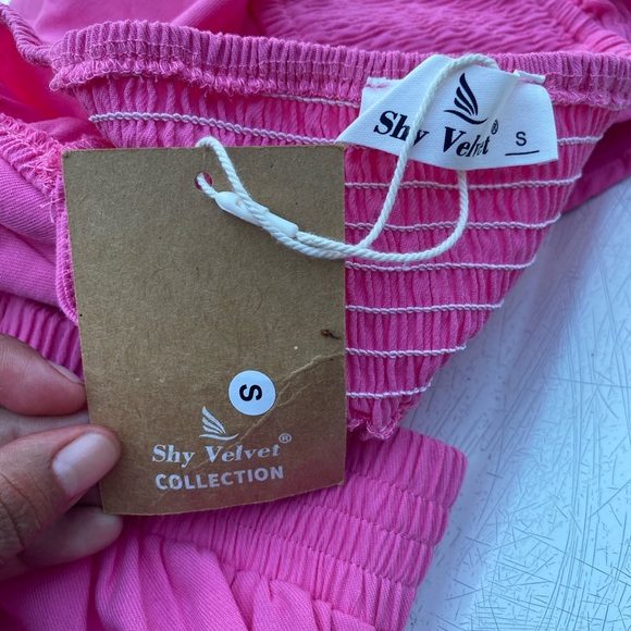 Velvet Pink Mini Dress - Picture 4 of 4